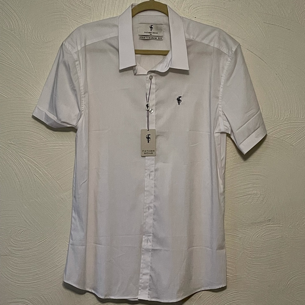 Father Sons fitted button up